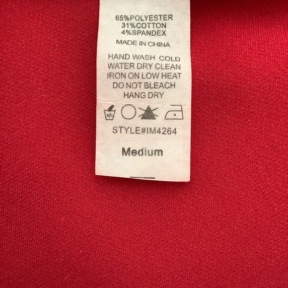 Karlie Red Mini Skater Dress. Size Medium. - Picture 6 of 6